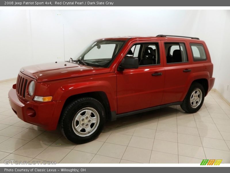 Red Crystal Pearl / Dark Slate Gray 2008 Jeep Patriot Sport 4x4