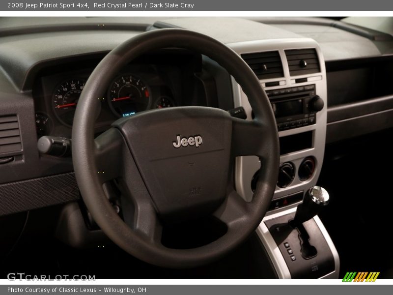 Red Crystal Pearl / Dark Slate Gray 2008 Jeep Patriot Sport 4x4