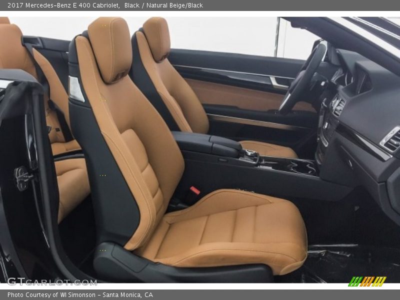 Black / Natural Beige/Black 2017 Mercedes-Benz E 400 Cabriolet