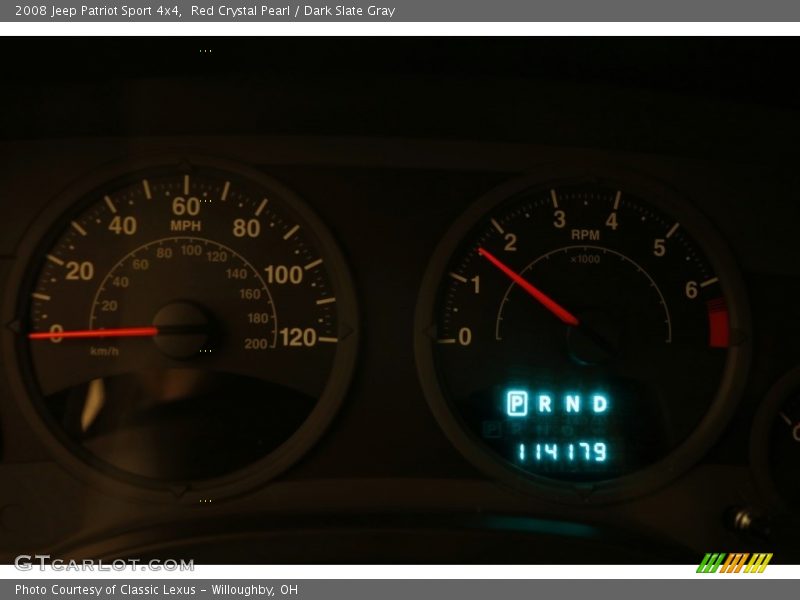 Red Crystal Pearl / Dark Slate Gray 2008 Jeep Patriot Sport 4x4