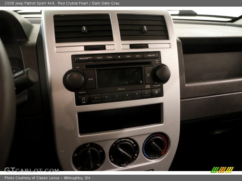 Red Crystal Pearl / Dark Slate Gray 2008 Jeep Patriot Sport 4x4