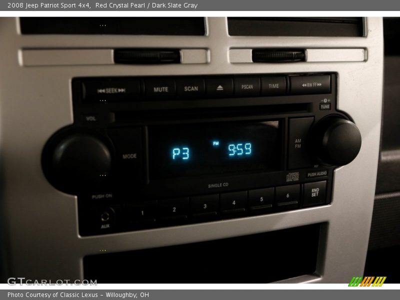 Red Crystal Pearl / Dark Slate Gray 2008 Jeep Patriot Sport 4x4