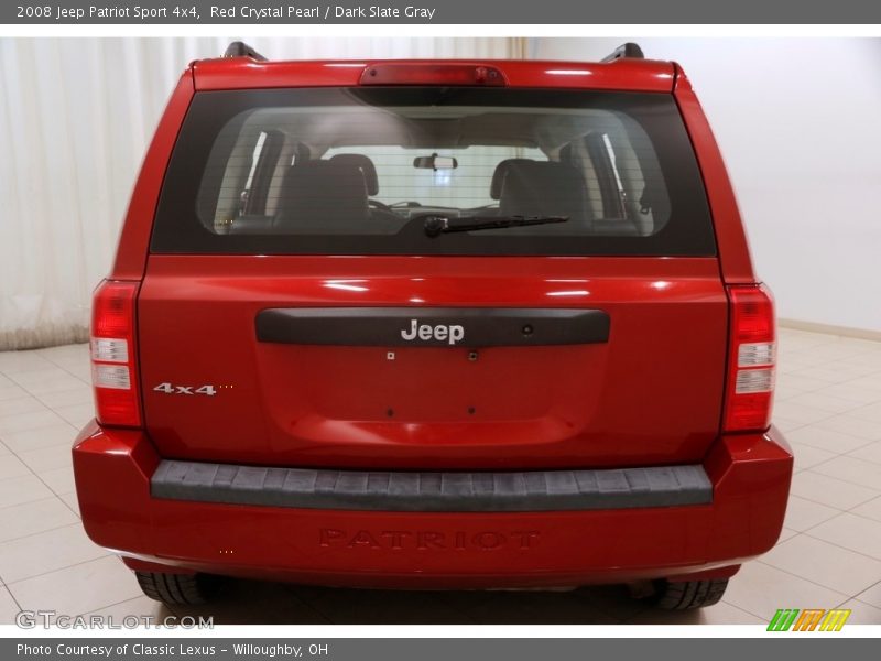 Red Crystal Pearl / Dark Slate Gray 2008 Jeep Patriot Sport 4x4