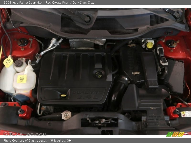 Red Crystal Pearl / Dark Slate Gray 2008 Jeep Patriot Sport 4x4