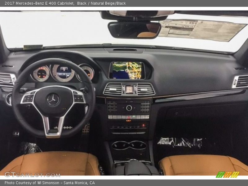 Black / Natural Beige/Black 2017 Mercedes-Benz E 400 Cabriolet
