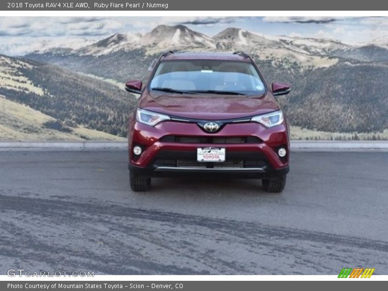 Ruby Flare Pearl / Nutmeg 2018 Toyota RAV4 XLE AWD