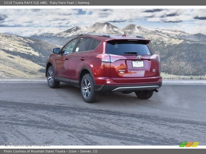 Ruby Flare Pearl / Nutmeg 2018 Toyota RAV4 XLE AWD