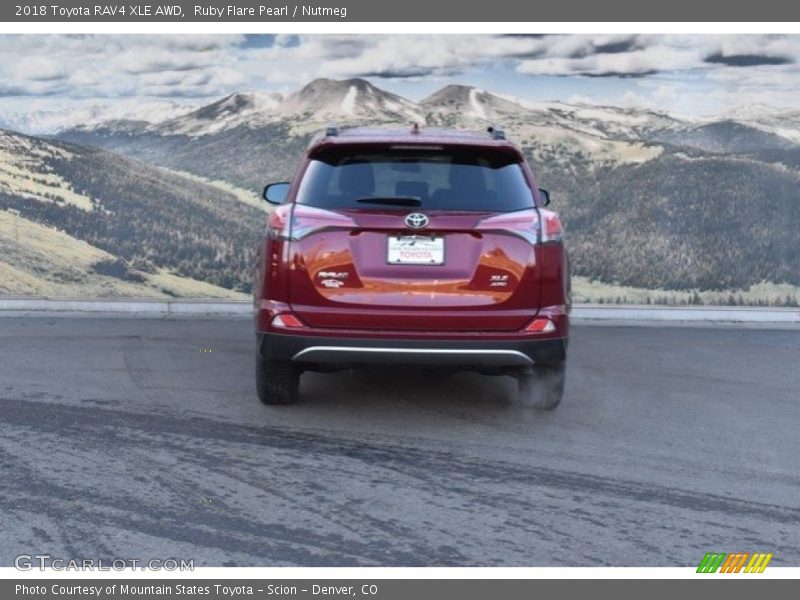 Ruby Flare Pearl / Nutmeg 2018 Toyota RAV4 XLE AWD