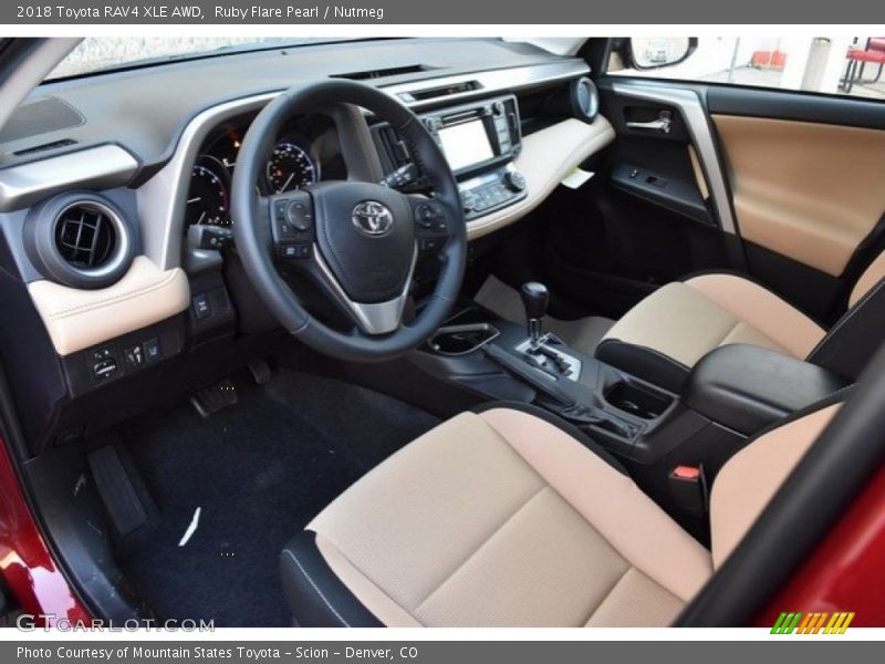 Ruby Flare Pearl / Nutmeg 2018 Toyota RAV4 XLE AWD