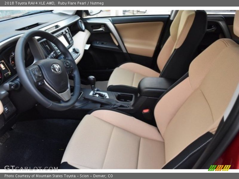 Ruby Flare Pearl / Nutmeg 2018 Toyota RAV4 XLE AWD
