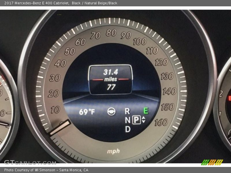 Black / Natural Beige/Black 2017 Mercedes-Benz E 400 Cabriolet