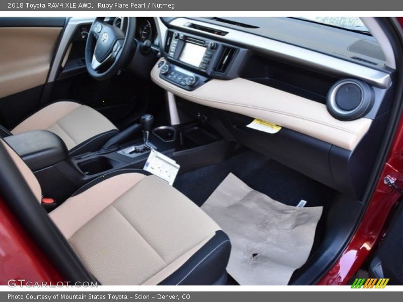 Ruby Flare Pearl / Nutmeg 2018 Toyota RAV4 XLE AWD