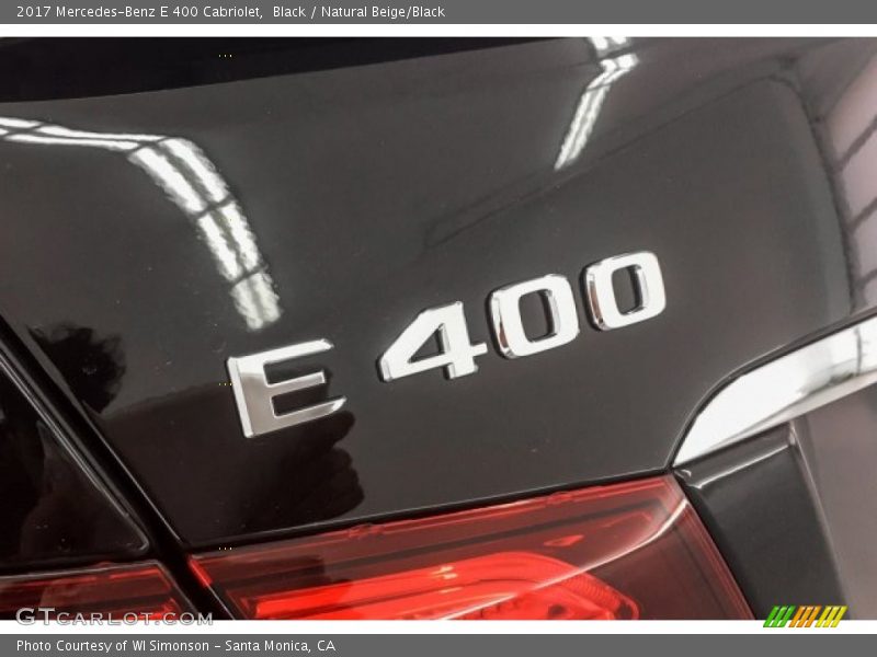 Black / Natural Beige/Black 2017 Mercedes-Benz E 400 Cabriolet