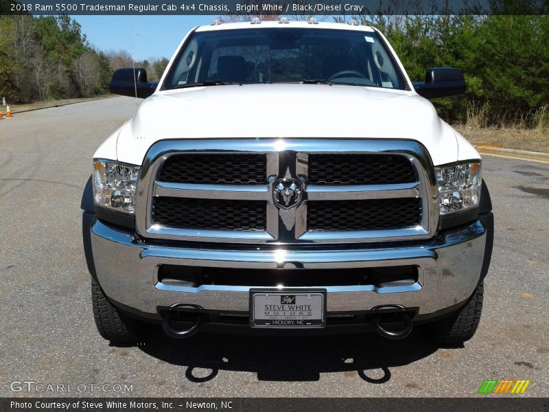 Bright White / Black/Diesel Gray 2018 Ram 5500 Tradesman Regular Cab 4x4 Chassis