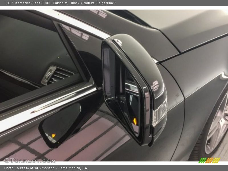 Black / Natural Beige/Black 2017 Mercedes-Benz E 400 Cabriolet