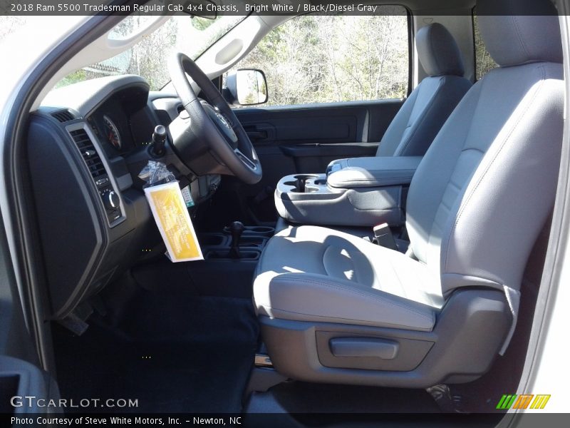 Bright White / Black/Diesel Gray 2018 Ram 5500 Tradesman Regular Cab 4x4 Chassis
