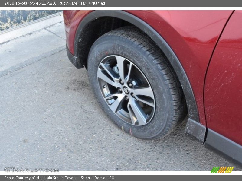 Ruby Flare Pearl / Nutmeg 2018 Toyota RAV4 XLE AWD