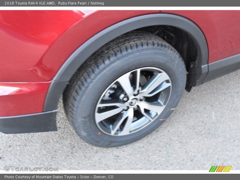 Ruby Flare Pearl / Nutmeg 2018 Toyota RAV4 XLE AWD