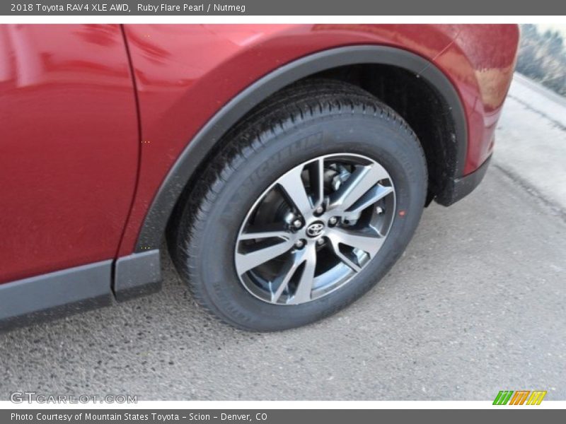 Ruby Flare Pearl / Nutmeg 2018 Toyota RAV4 XLE AWD