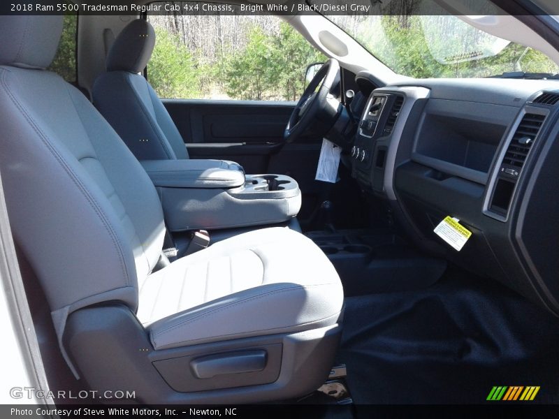 Bright White / Black/Diesel Gray 2018 Ram 5500 Tradesman Regular Cab 4x4 Chassis