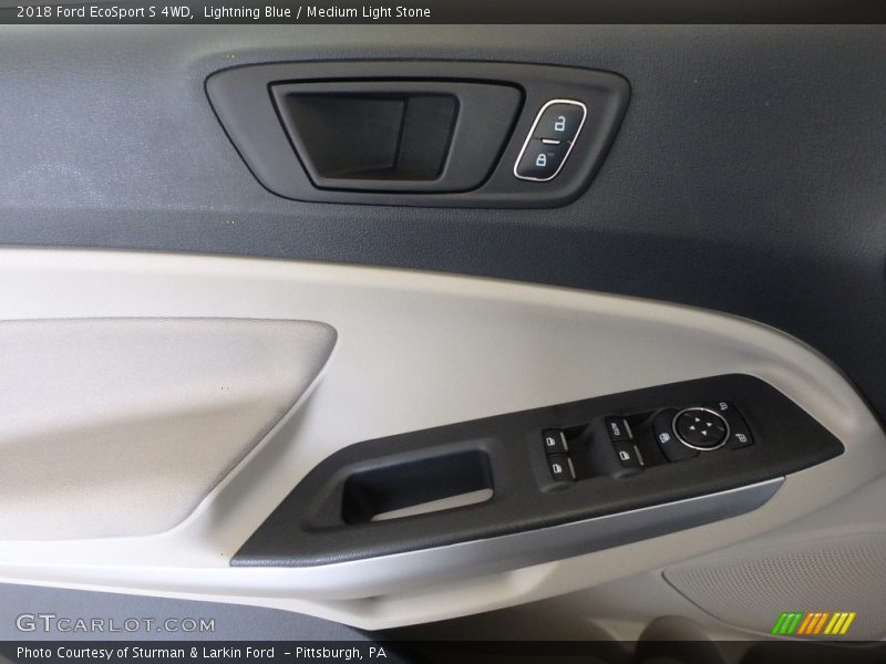 Lightning Blue / Medium Light Stone 2018 Ford EcoSport S 4WD