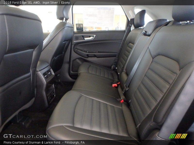 Ingot Silver / Ebony 2018 Ford Edge SEL AWD