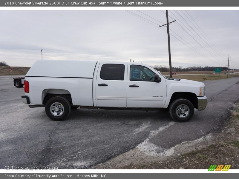 Summit White / Light Titanium/Ebony 2010 Chevrolet Silverado 2500HD LT Crew Cab 4x4