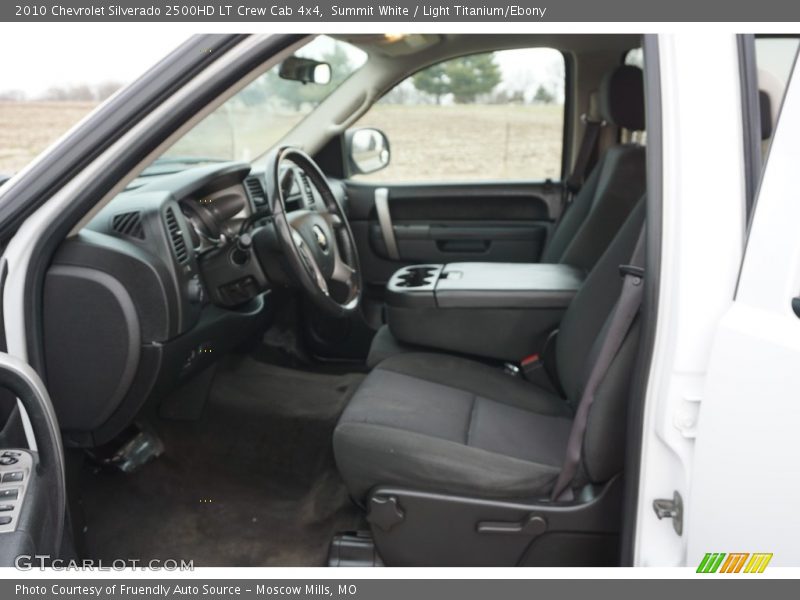 Summit White / Light Titanium/Ebony 2010 Chevrolet Silverado 2500HD LT Crew Cab 4x4