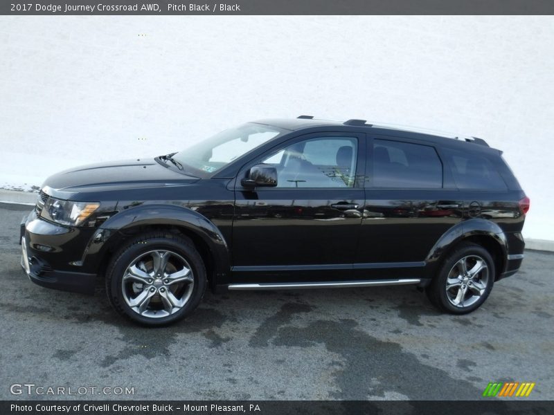 Pitch Black / Black 2017 Dodge Journey Crossroad AWD