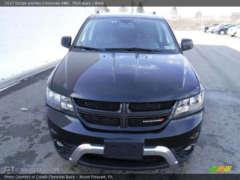 Pitch Black / Black 2017 Dodge Journey Crossroad AWD