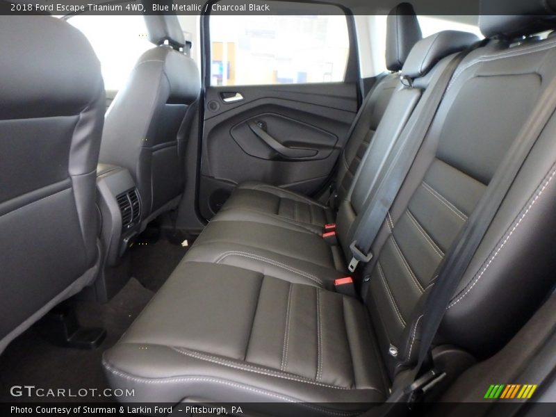 Blue Metallic / Charcoal Black 2018 Ford Escape Titanium 4WD