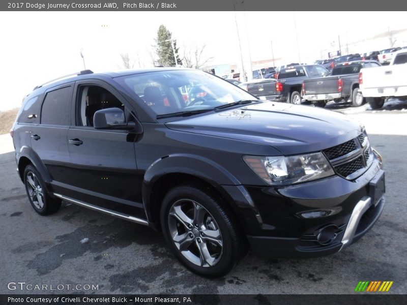 Pitch Black / Black 2017 Dodge Journey Crossroad AWD