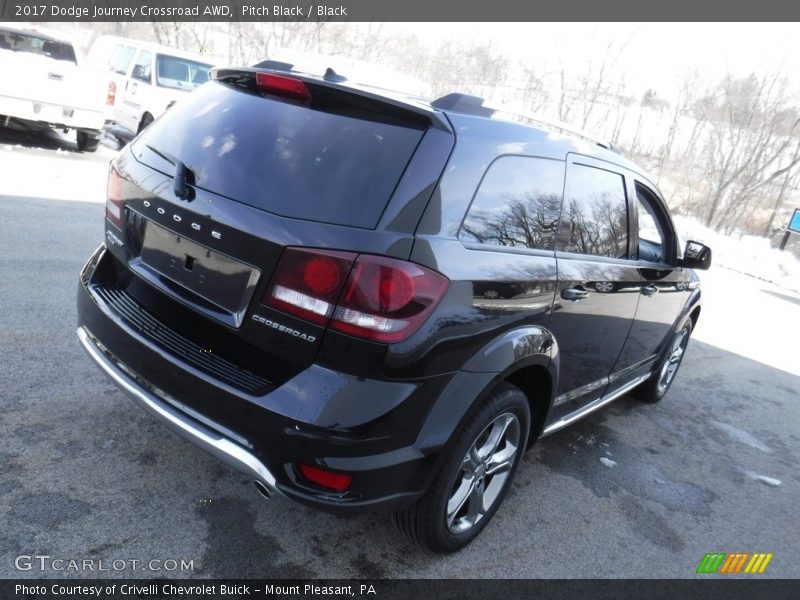 Pitch Black / Black 2017 Dodge Journey Crossroad AWD