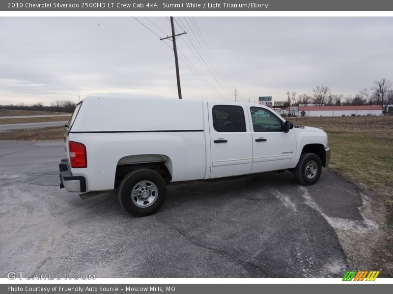 Summit White / Light Titanium/Ebony 2010 Chevrolet Silverado 2500HD LT Crew Cab 4x4