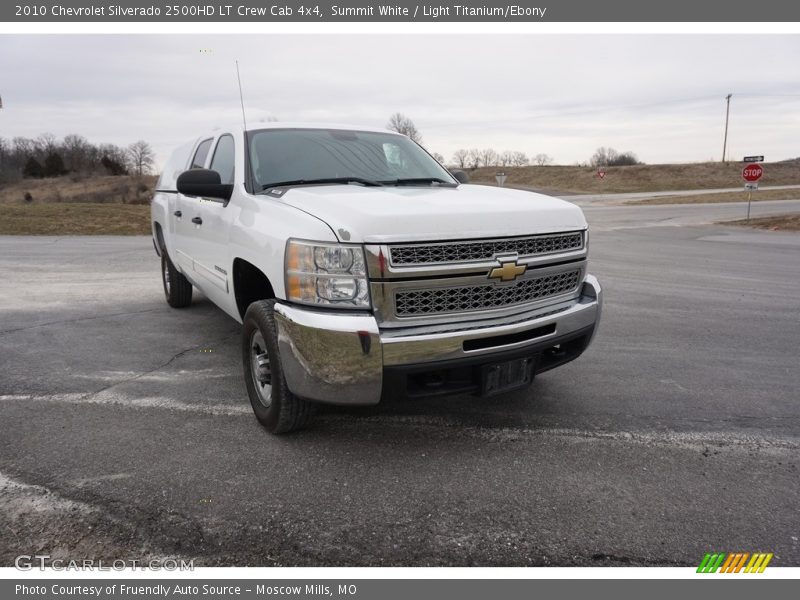 Summit White / Light Titanium/Ebony 2010 Chevrolet Silverado 2500HD LT Crew Cab 4x4