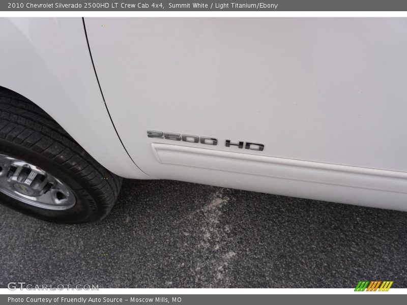 Summit White / Light Titanium/Ebony 2010 Chevrolet Silverado 2500HD LT Crew Cab 4x4