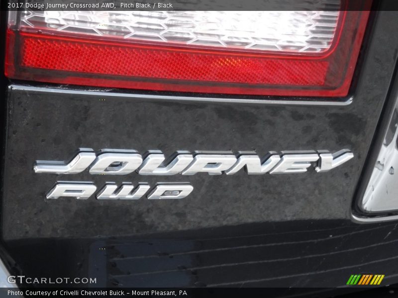 Pitch Black / Black 2017 Dodge Journey Crossroad AWD
