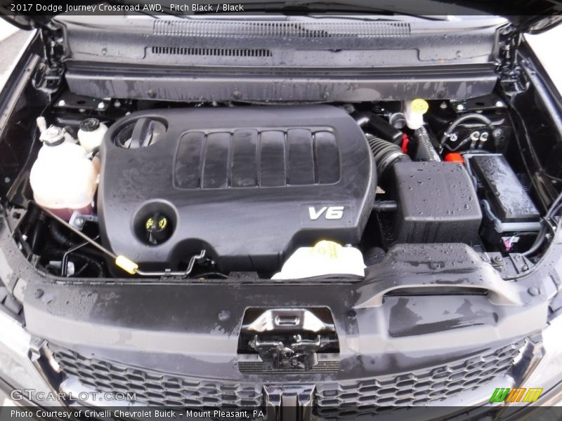 Pitch Black / Black 2017 Dodge Journey Crossroad AWD