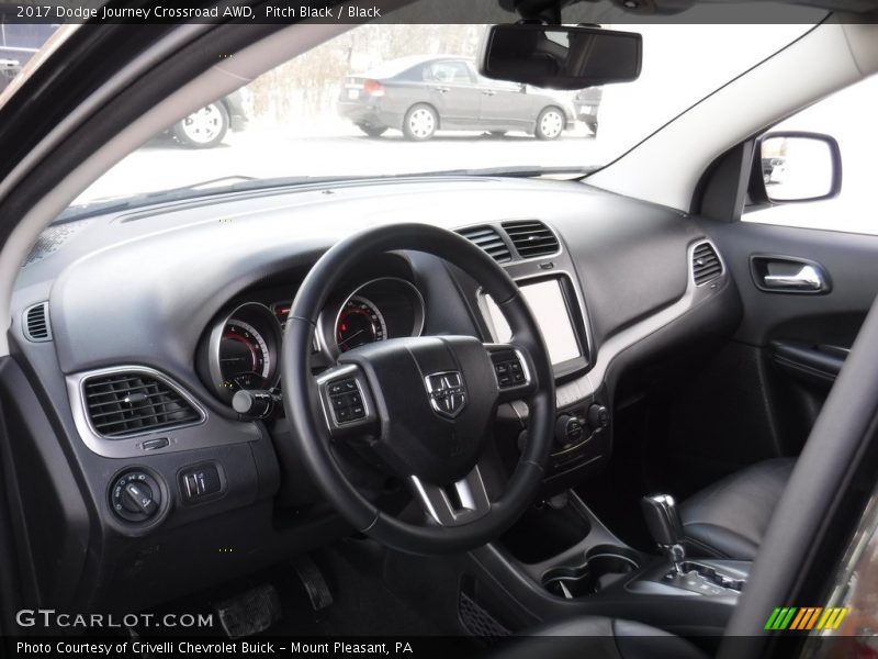 Pitch Black / Black 2017 Dodge Journey Crossroad AWD