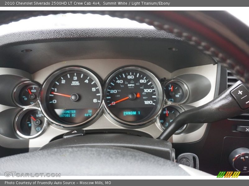 Summit White / Light Titanium/Ebony 2010 Chevrolet Silverado 2500HD LT Crew Cab 4x4