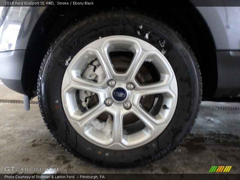 Smoke / Ebony Black 2018 Ford EcoSport SE 4WD