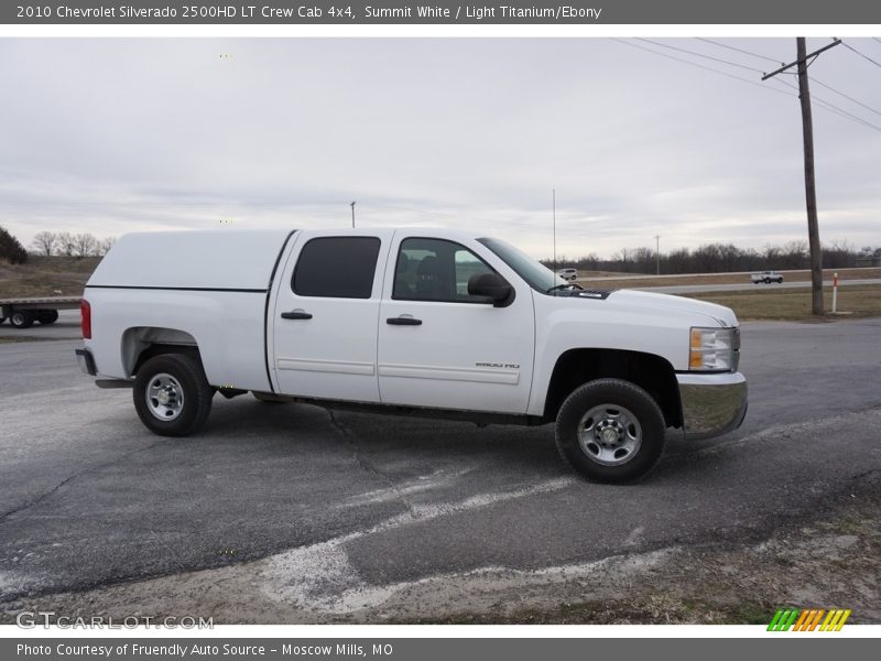 Summit White / Light Titanium/Ebony 2010 Chevrolet Silverado 2500HD LT Crew Cab 4x4