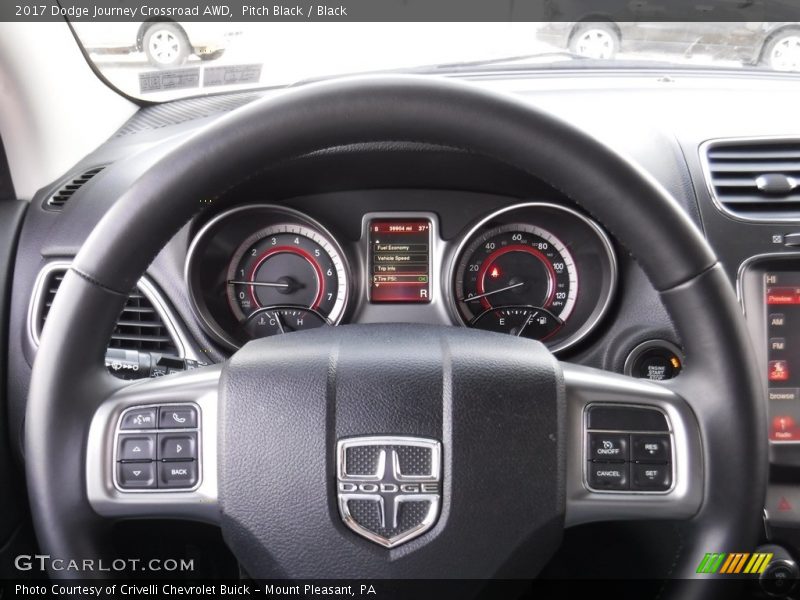 Pitch Black / Black 2017 Dodge Journey Crossroad AWD