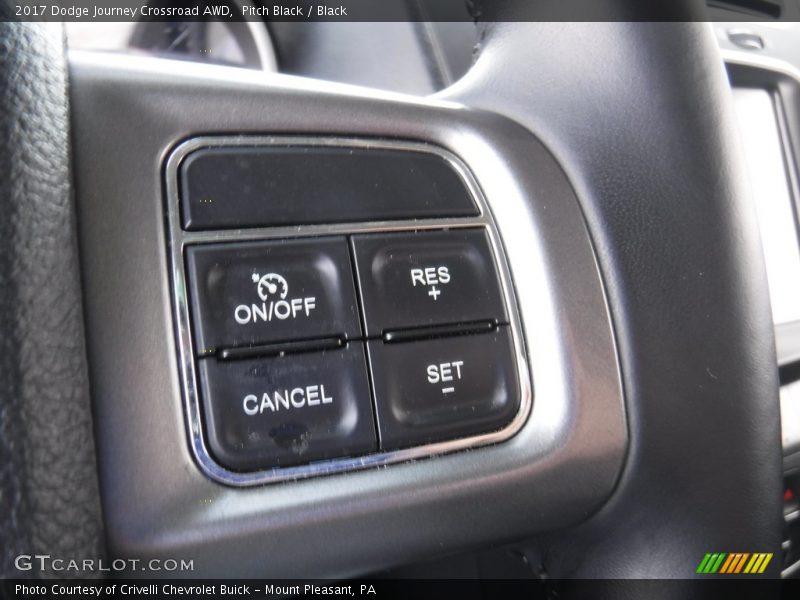 Pitch Black / Black 2017 Dodge Journey Crossroad AWD