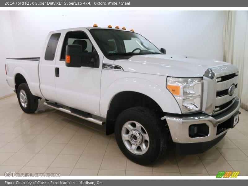 Oxford White / Steel 2014 Ford F250 Super Duty XLT SuperCab 4x4