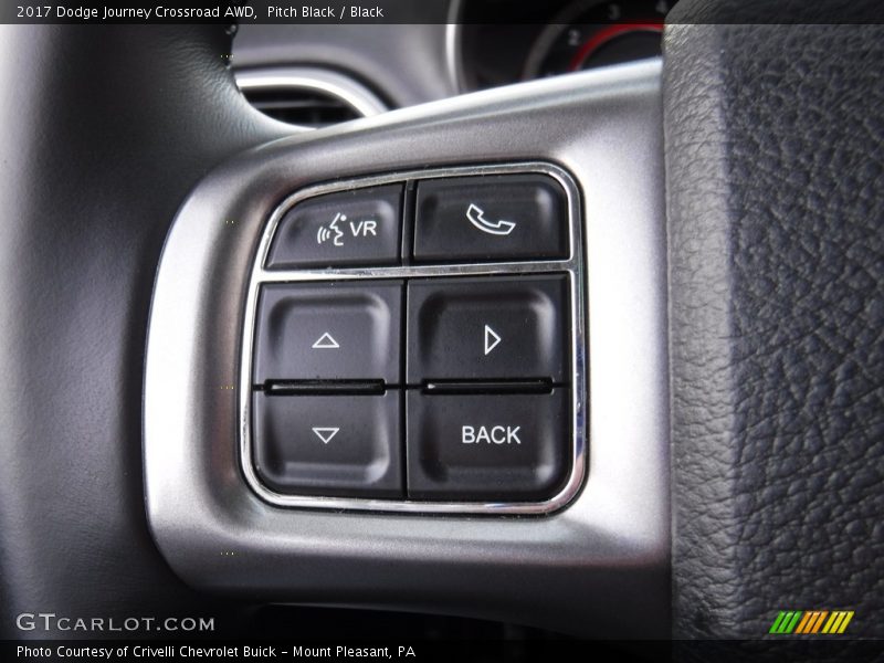Pitch Black / Black 2017 Dodge Journey Crossroad AWD