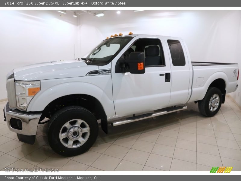 Oxford White / Steel 2014 Ford F250 Super Duty XLT SuperCab 4x4