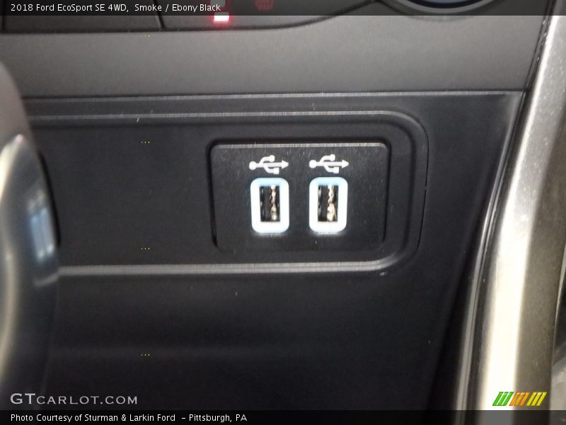 Smoke / Ebony Black 2018 Ford EcoSport SE 4WD