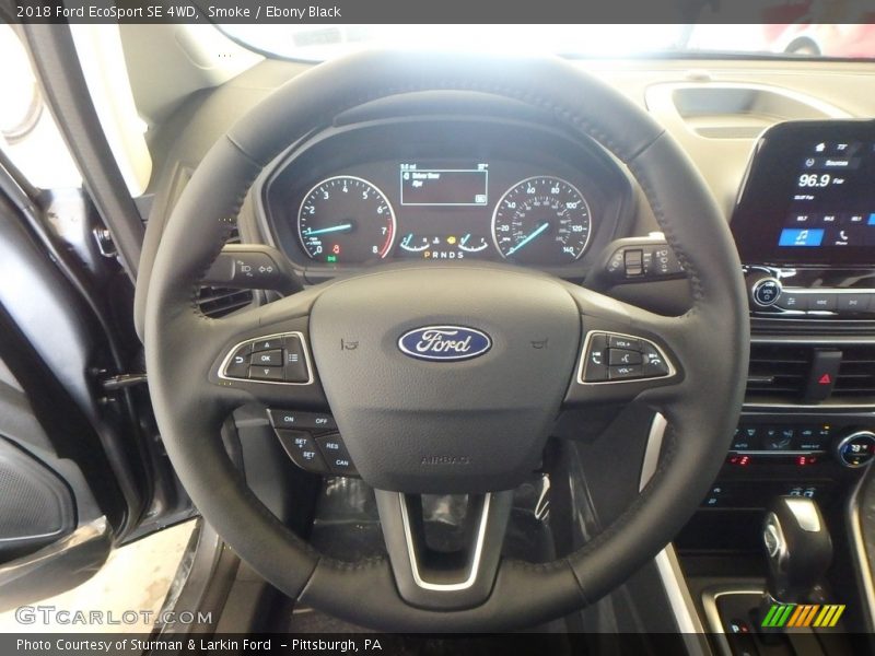 Smoke / Ebony Black 2018 Ford EcoSport SE 4WD