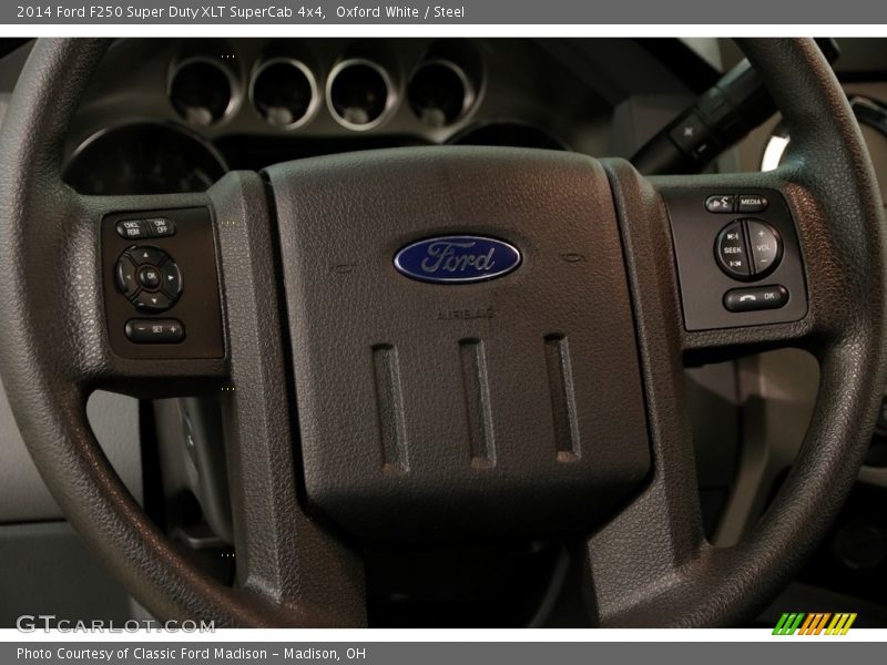 Oxford White / Steel 2014 Ford F250 Super Duty XLT SuperCab 4x4